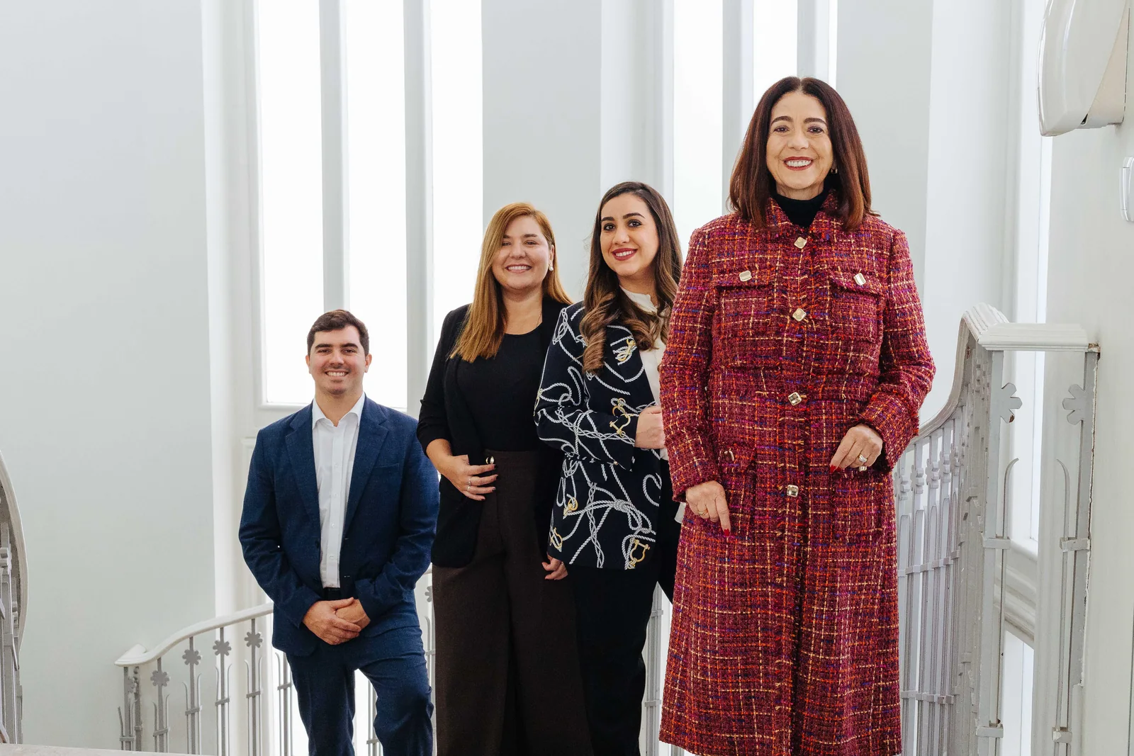Felipe, Lara, Michelle e Márcia juntos